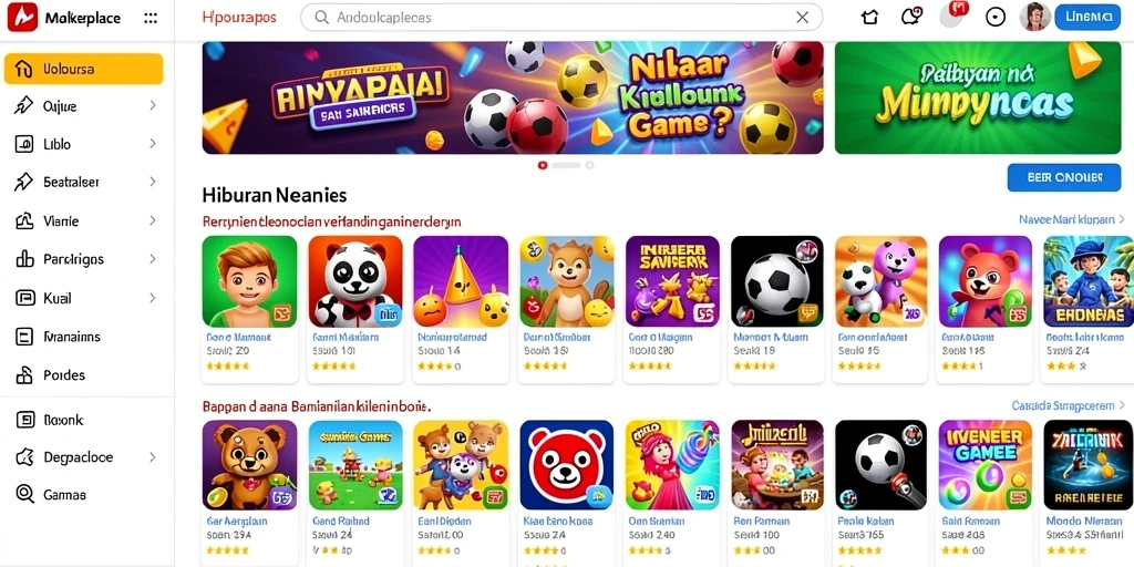 Tampilan utama aplikasi 68IDN yang menarik dan user-friendly.