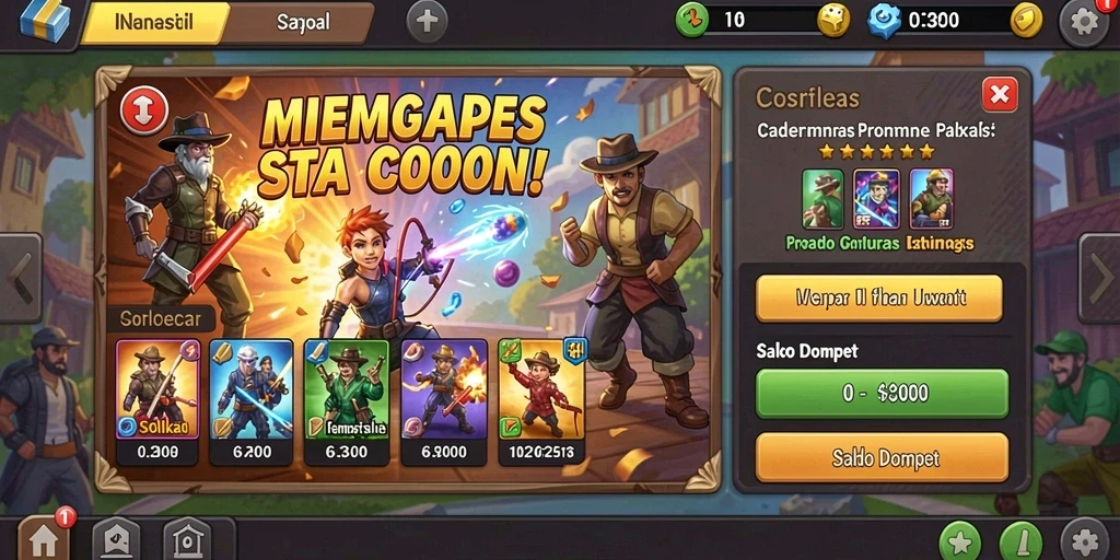 Tampilan grafis yang menakjubkan di level satu.