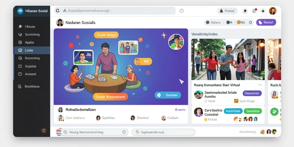 Tampilan awal yang menarik dan user-friendly.