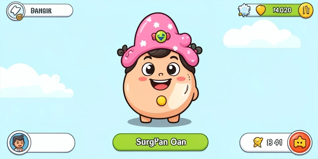 Gambar menampilkan karakter utama dalam pertarungan seru.