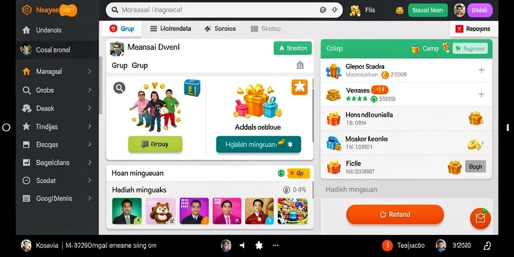 Tampilan antarmuka yang menarik dan mudah digunakan.
