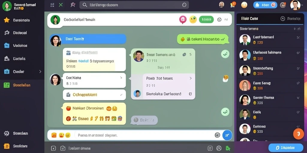 Gambaran antarmuka pengguna yang menarik dan intuitif.