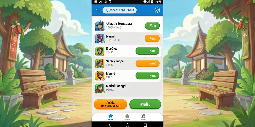 Tampilan utama aplikasi KINGDOMTOTO yang menarik.