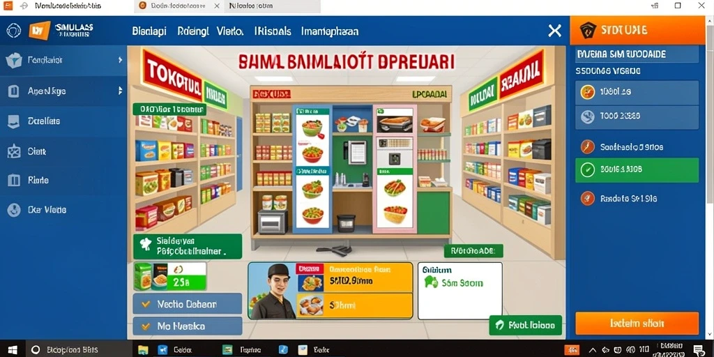 Tampilan utama aplikasi NASA4D yang menarik.