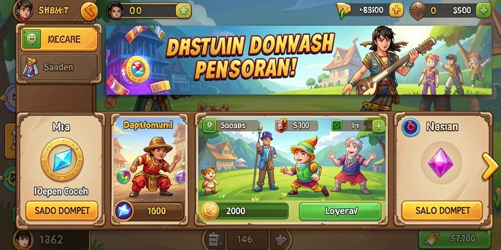 Tampilan antarmuka yang menarik dan intuitif.
