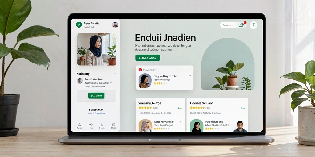 Tampilan antarmuka yang menarik dan user-friendly.