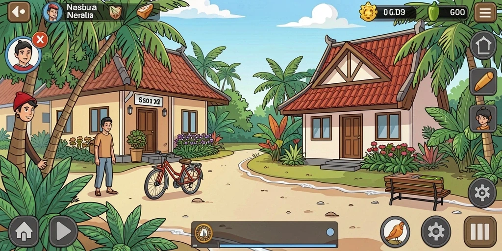 Tangkapan layar menampilkan grafis yang mengagumkan.