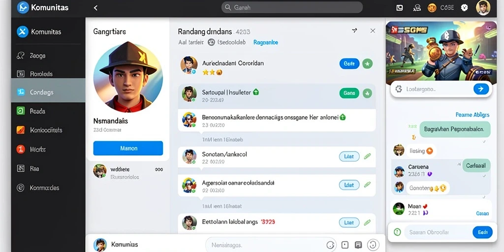 Tampilan awal permainan yang menarik.