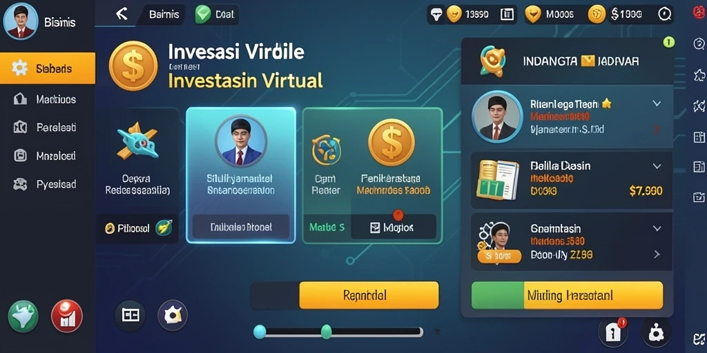 Screenshot menunjukkan tampilan permainan slot yang menarik.
