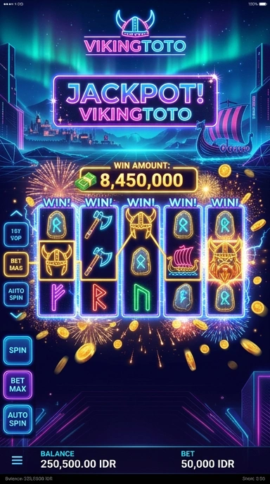 Pratinjau antarmuka vikingtoto — aplikasi APK resmi Android v3.9.7